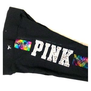 PINK Victoria’s Secret Yoga Sequined Leggings